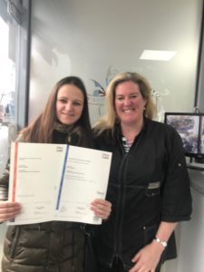 Certificate of dog grooming