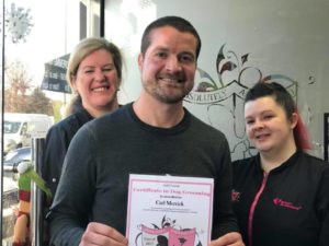 Certificate of dog grooming - carl