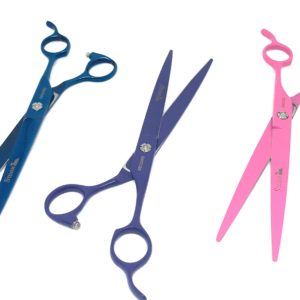 Pink, Blue & Purple Right handed Scissors