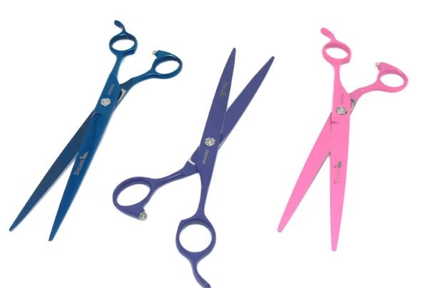 Pink, Blue & Purple Right handed Scissors