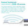 The Cleany Teeth single brush head cleans all surfaces of a tooth in just 60 seconds, making dental care faster and stress-free.