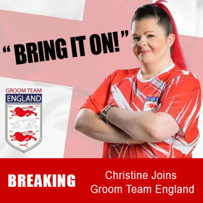 Christine joins Groom Team England!