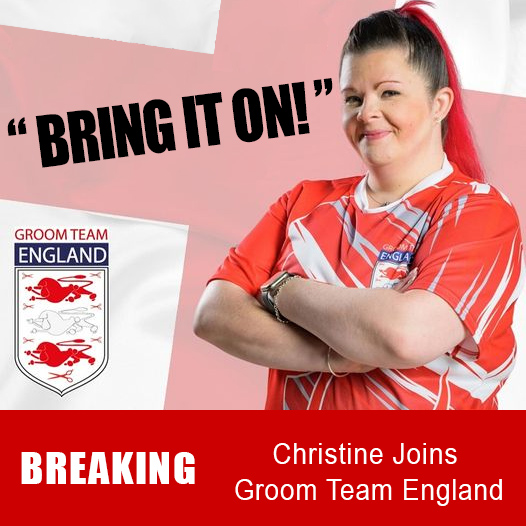 Christine Joins Groom Team England