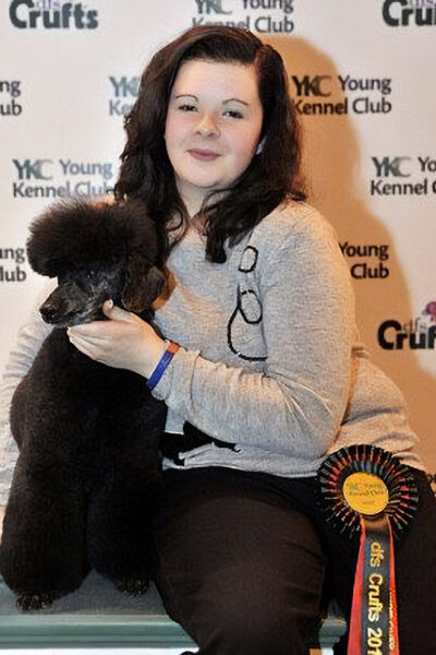 crufts win christine anderton miniature poodle-2011
