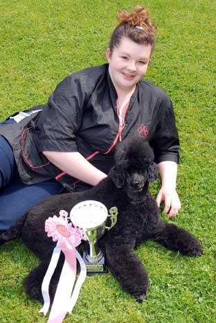 Christine Anderton First in the junior class of the Euro Groom