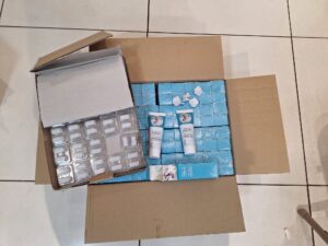 Cleany Teeth toothpaste and brush heads inventory